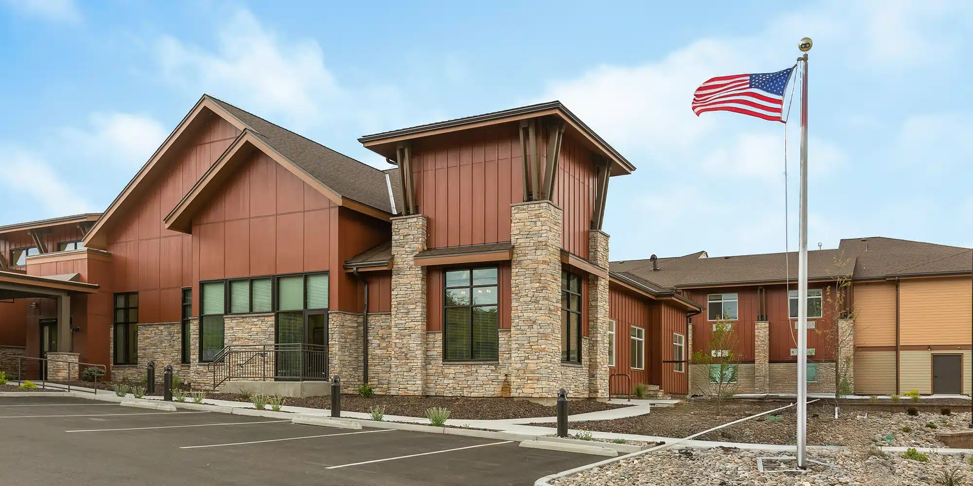 The front entrance to Sierra Basin