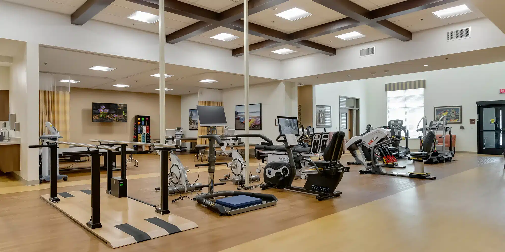 The rehab gym at Sierra Basin