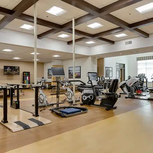 The rehab gym at Sierra Basin